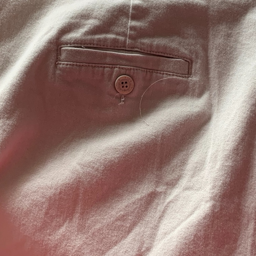 Beige Capri pants made of 97% cotton